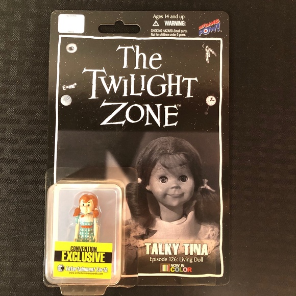 The Twlight Zone: Color Talky Tina Convention Excl. Bif Bang Pow New - Picture 6 of 6